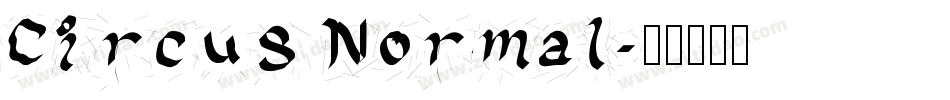 Circus Normal字体转换